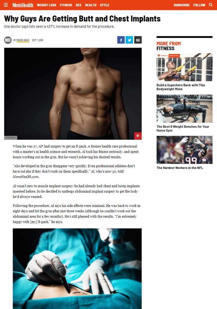 2018 09 08 0331 Press - Dr. G Cosmetic Surgery